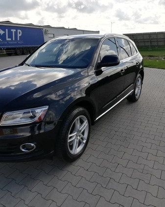 Audi Q5 cena 61500 przebieg: 192000, rok produkcji 2013 z Halinów małe 67